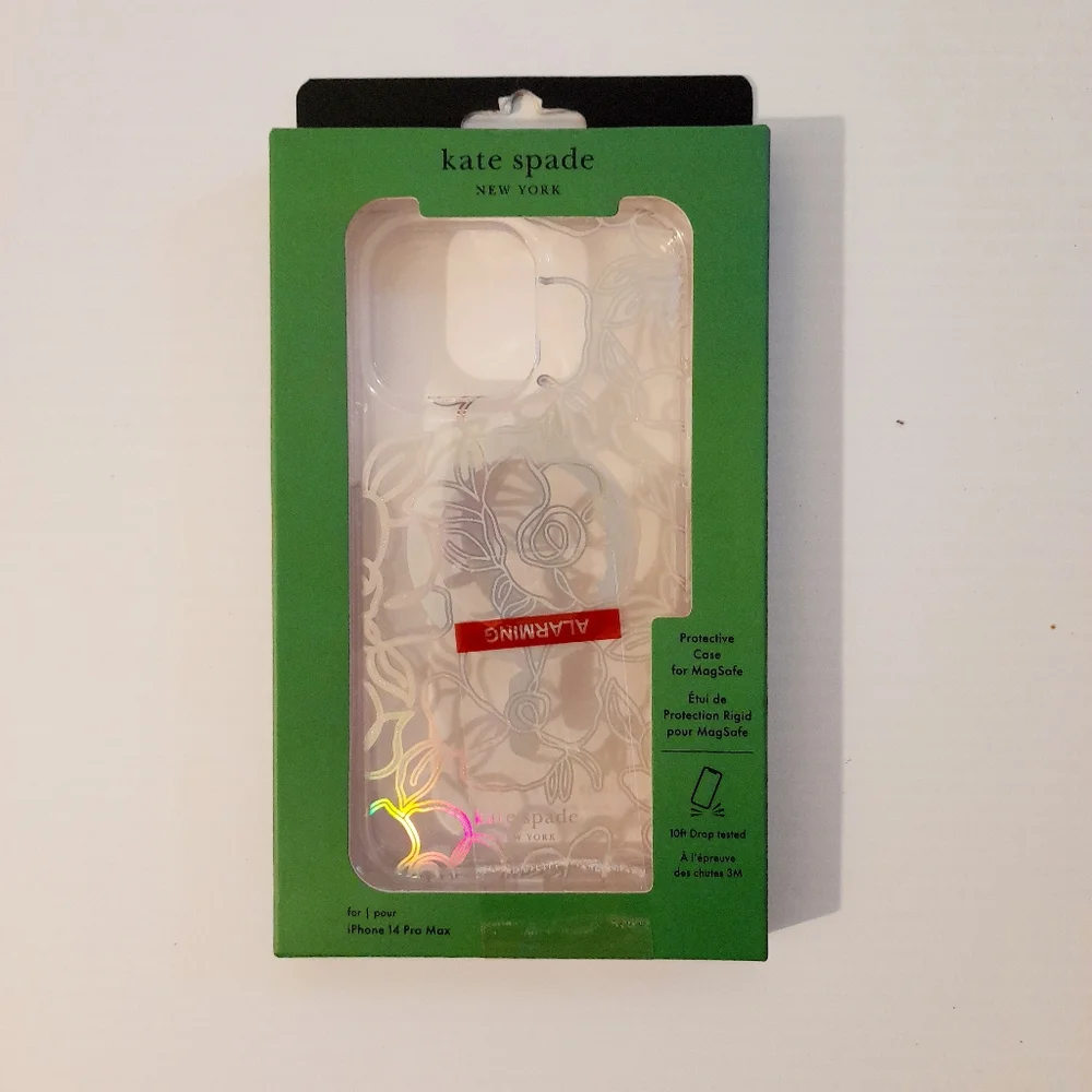 ● NIB Kate Spade | iPhone 14 promax Case with Magsafe 10ft drop tested - Picture 7 of 16